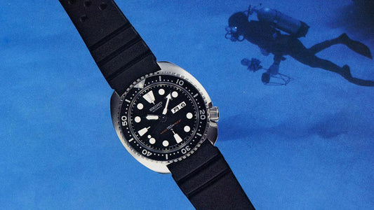 Seiko 6306 diver jdm turtle cover lumeville montre vintage