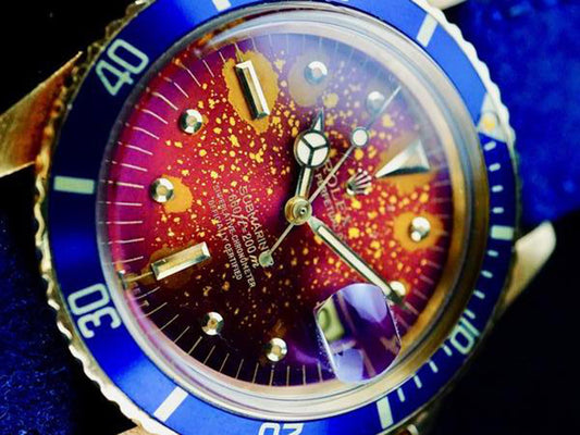 Lexique des montres Rolex vintage : Les patines de cadran