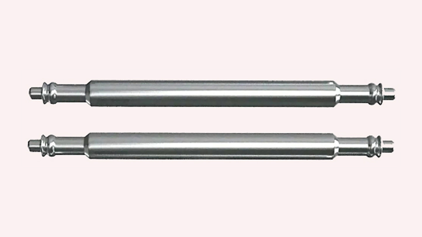 LumeVille - 2 barrettes ressort inox 316L premium - LumeVille