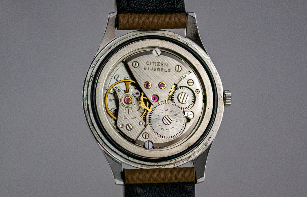 Citizen Homer Second Setting Railway JNR lumeville montre vintage