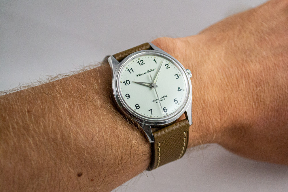 Citizen Homer Second Setting Railway JNR lumeville montre vintage