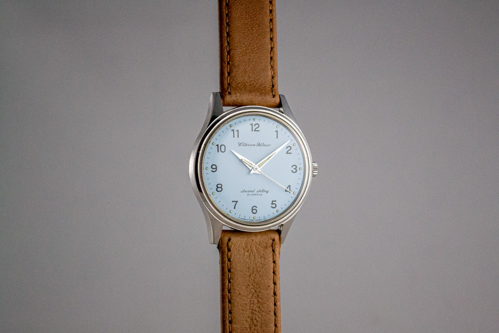 Citizen Homer Second Setting Railway JNR lumeville montre vintage