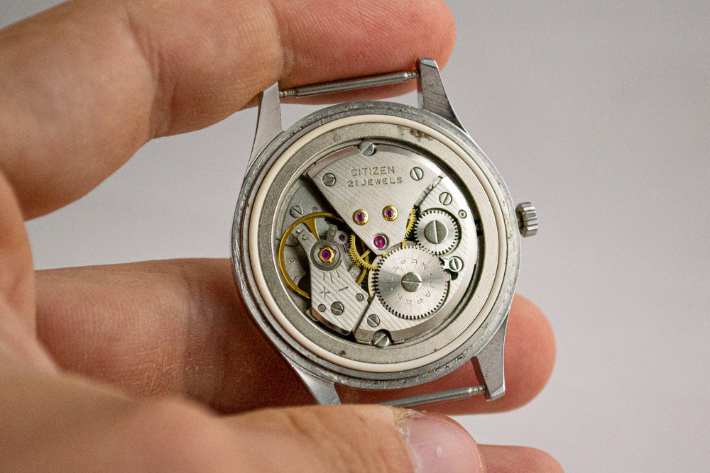 Citizen Homer Second Setting Railway JNR lumeville montre vintage