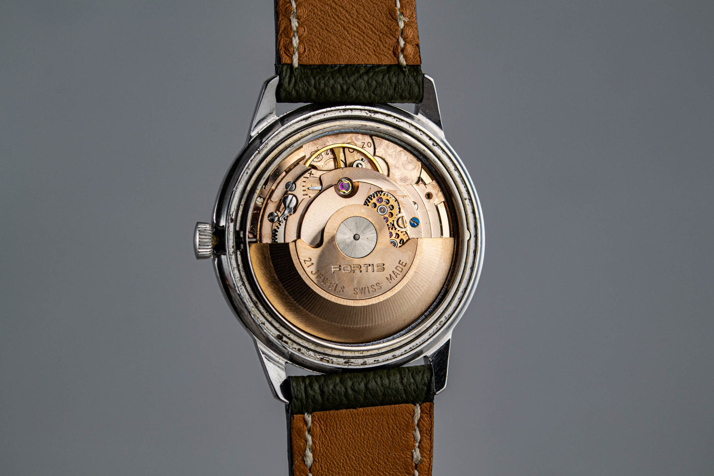 Bracelet LumeVille GOAT Olive montre vintage