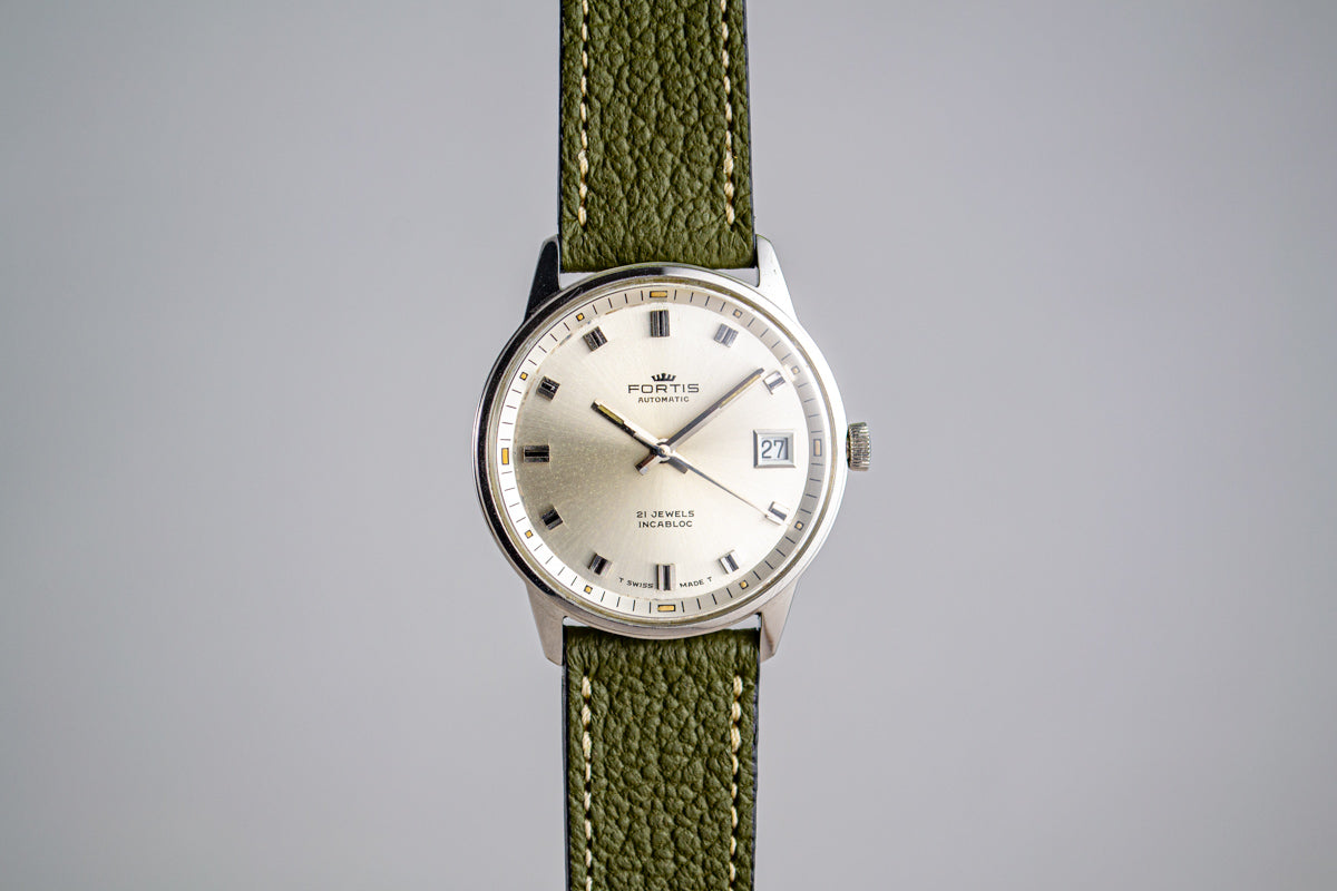 Bracelet LumeVille GOAT Olive montre vintage