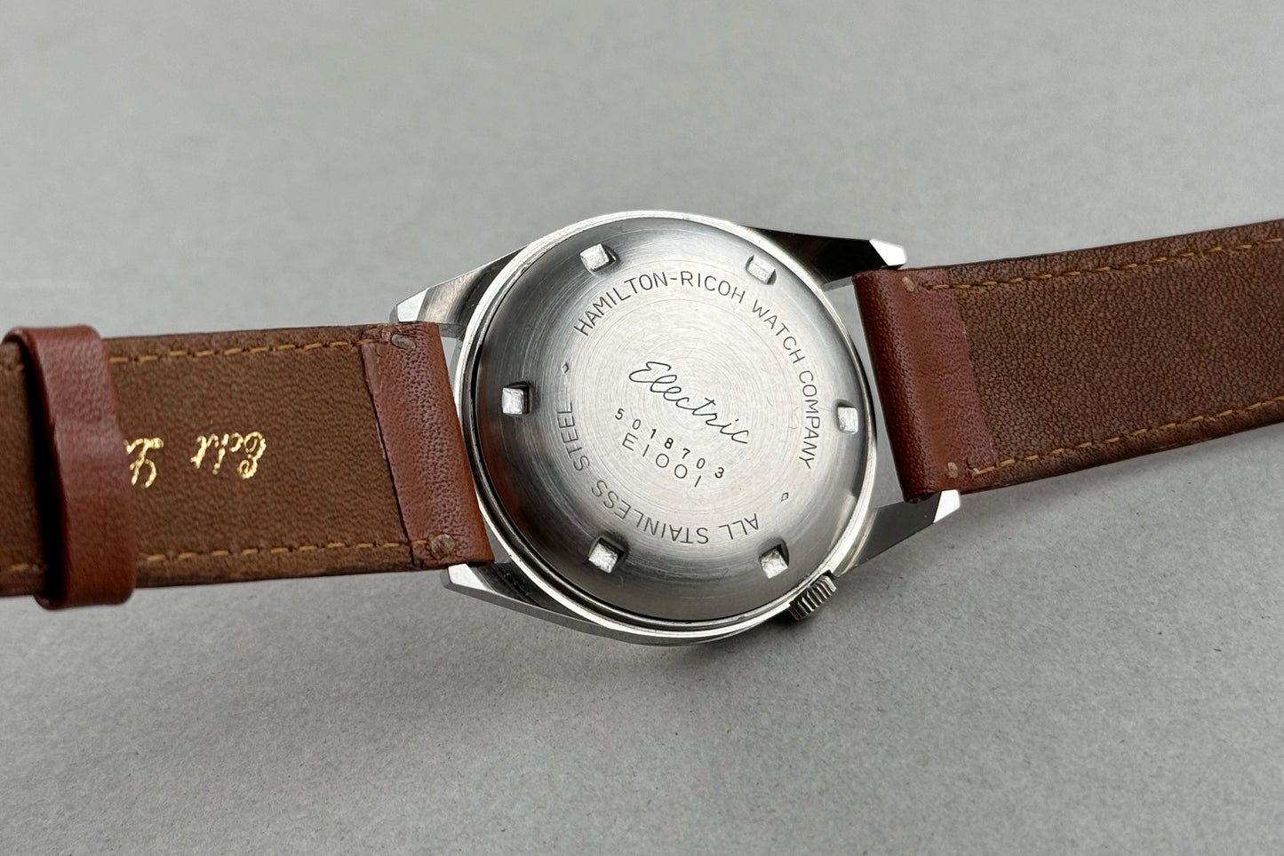 Hamilton Ricoh Electric 555E lumeville montre vintage