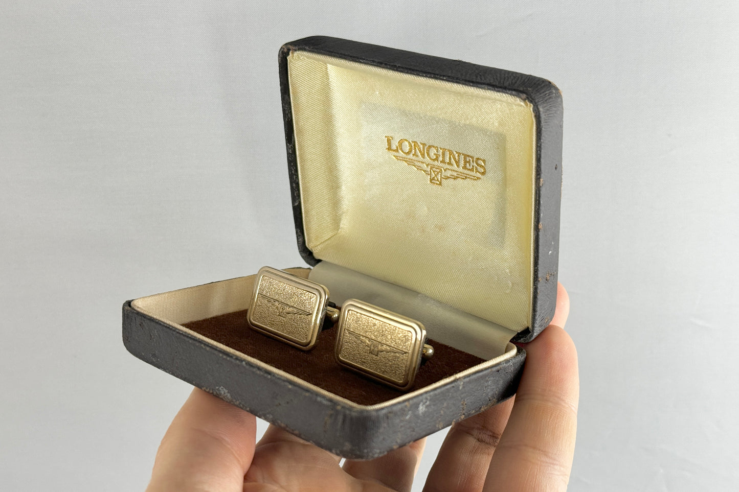 Longines - Boutons de manchette dorées