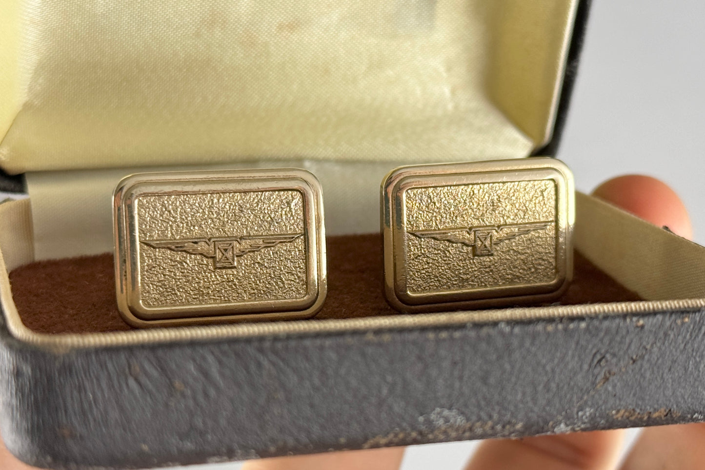 Longines - Boutons de manchette dorées