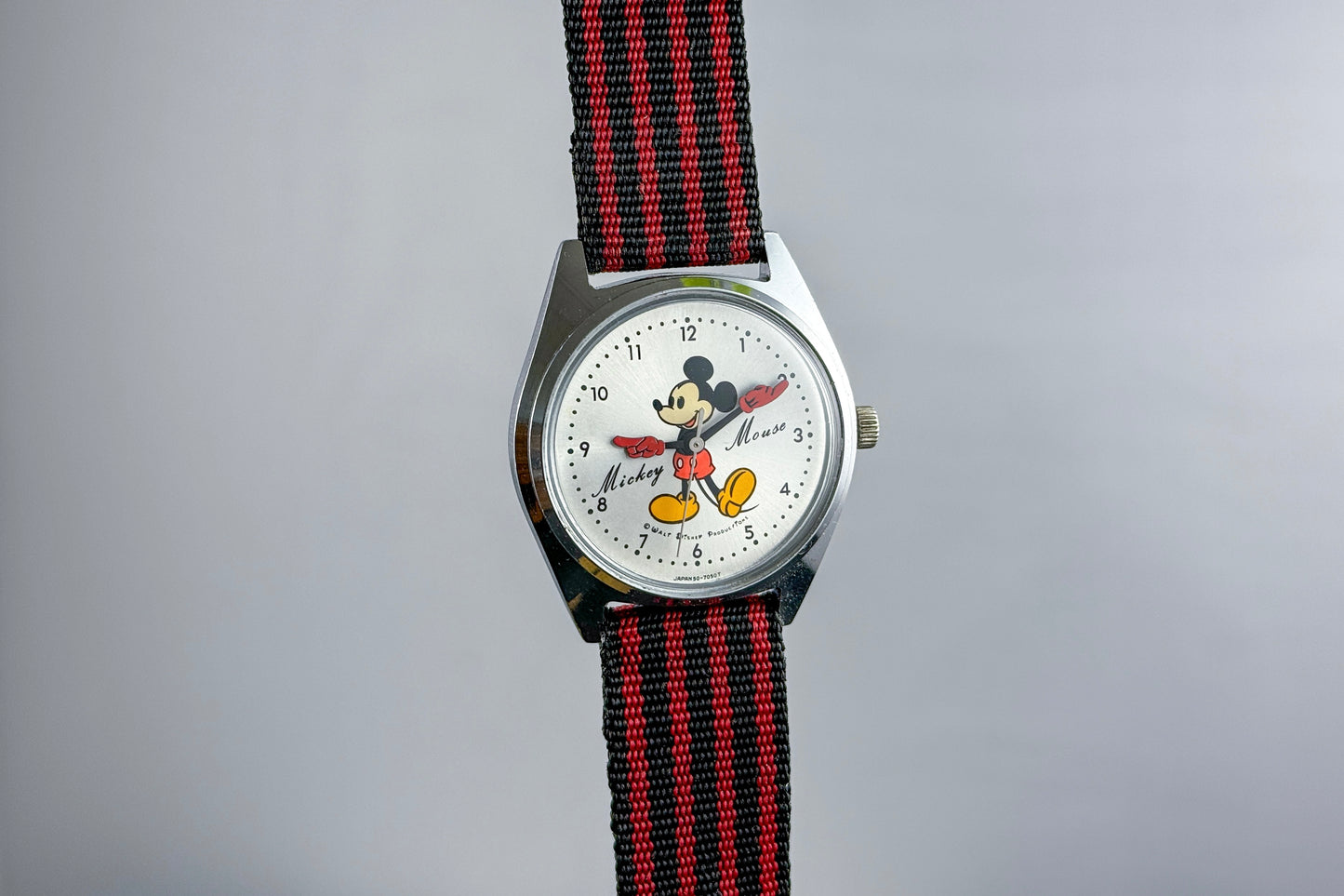 Seiko Disney Mickey Mouse 5000-7000 lumeville montre vintage