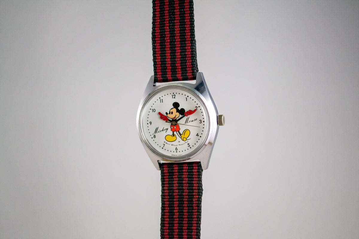 Seiko Mickey Mouse 5000-7000 lumeville montre vintage
