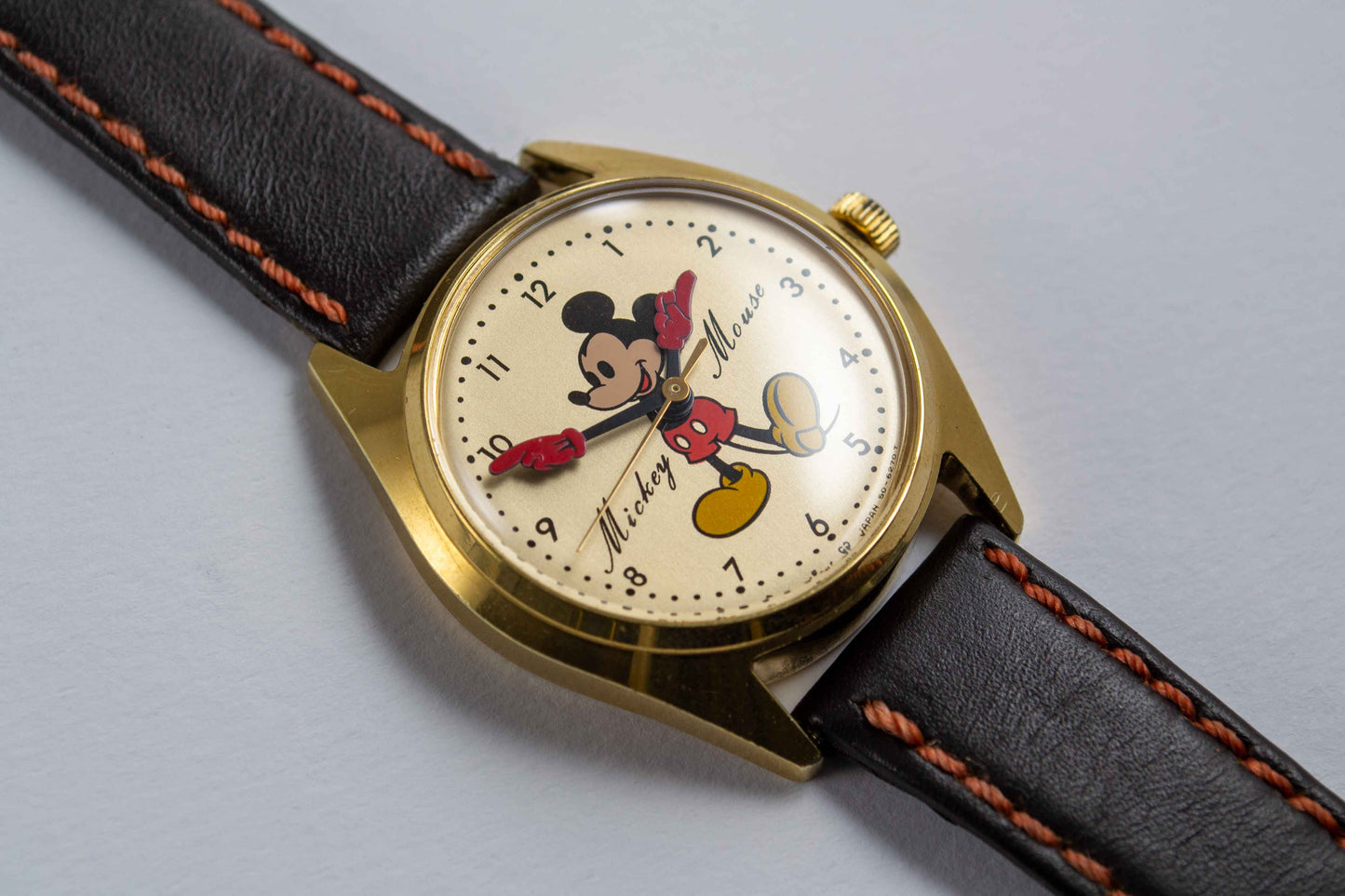 Seiko Mickey Walt Disney Gold circa 1970