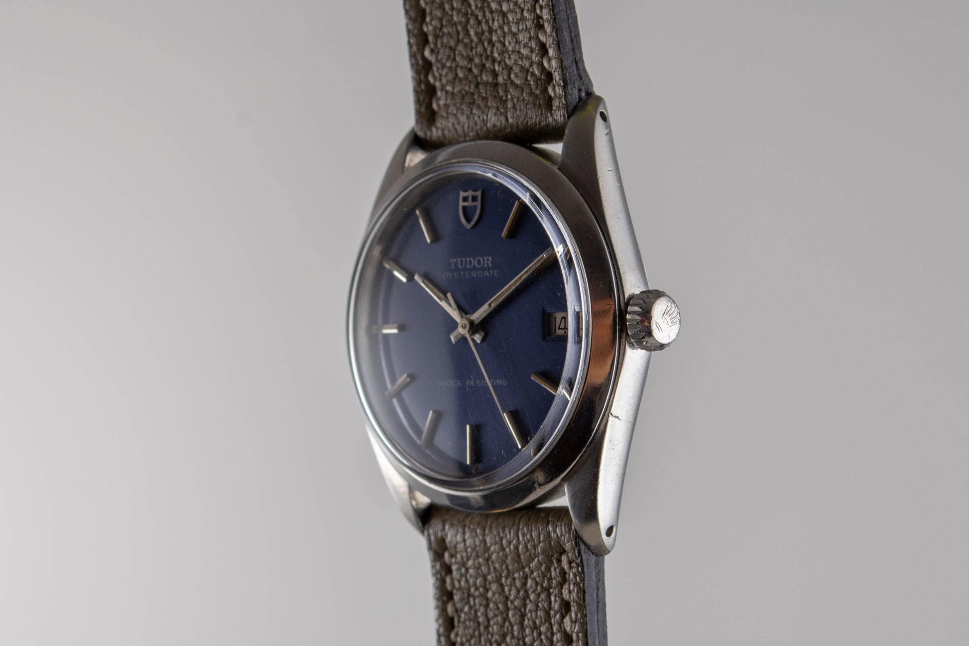 Tudor Oysterdate 7992-0 Bleue lumeville montre vintage