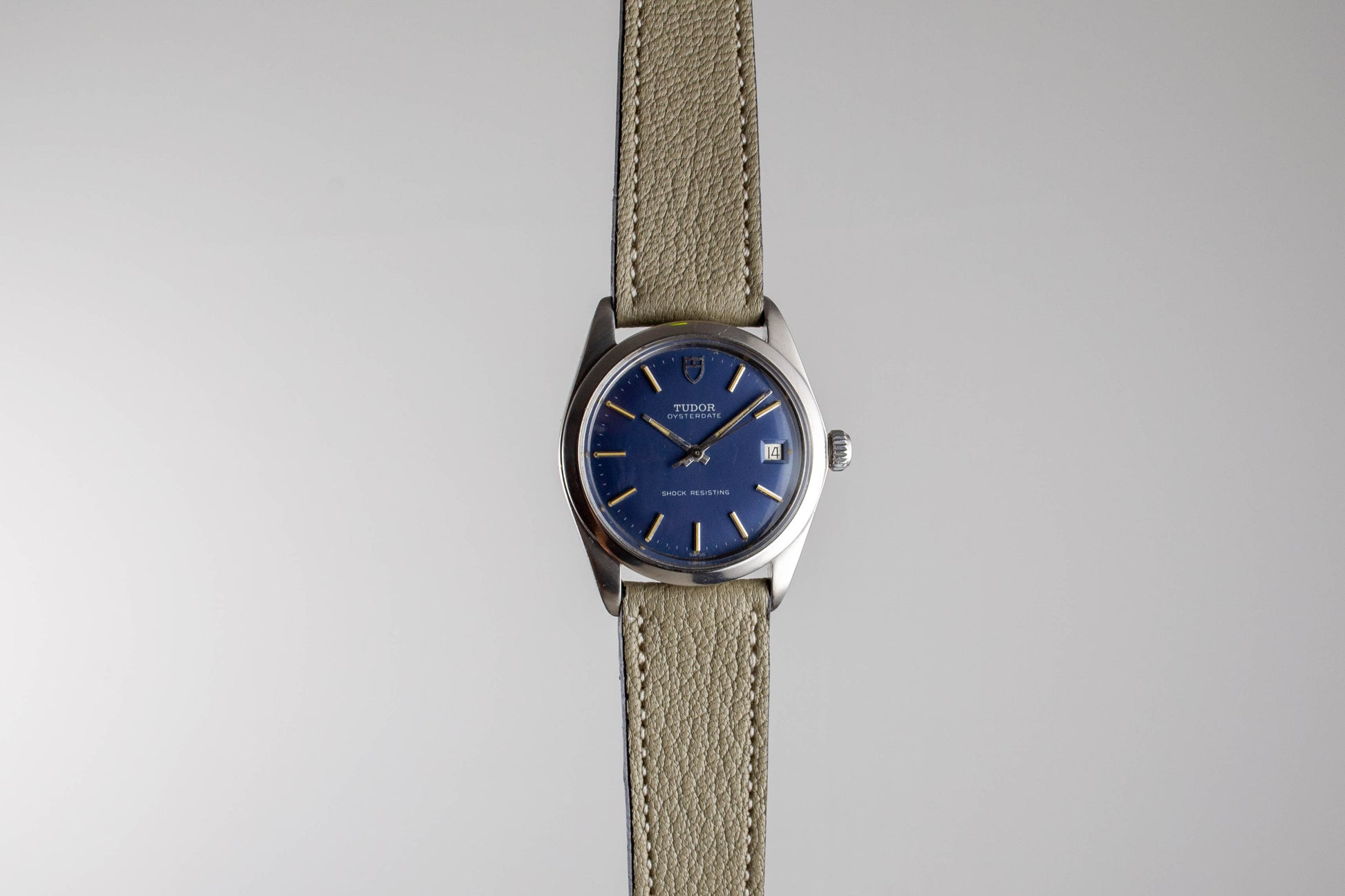 Tudor Oysterdate 7992-0 Bleue lumeville montre vintage