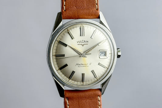 Vulcain Meteor II Automatique lumeville montre vintage 