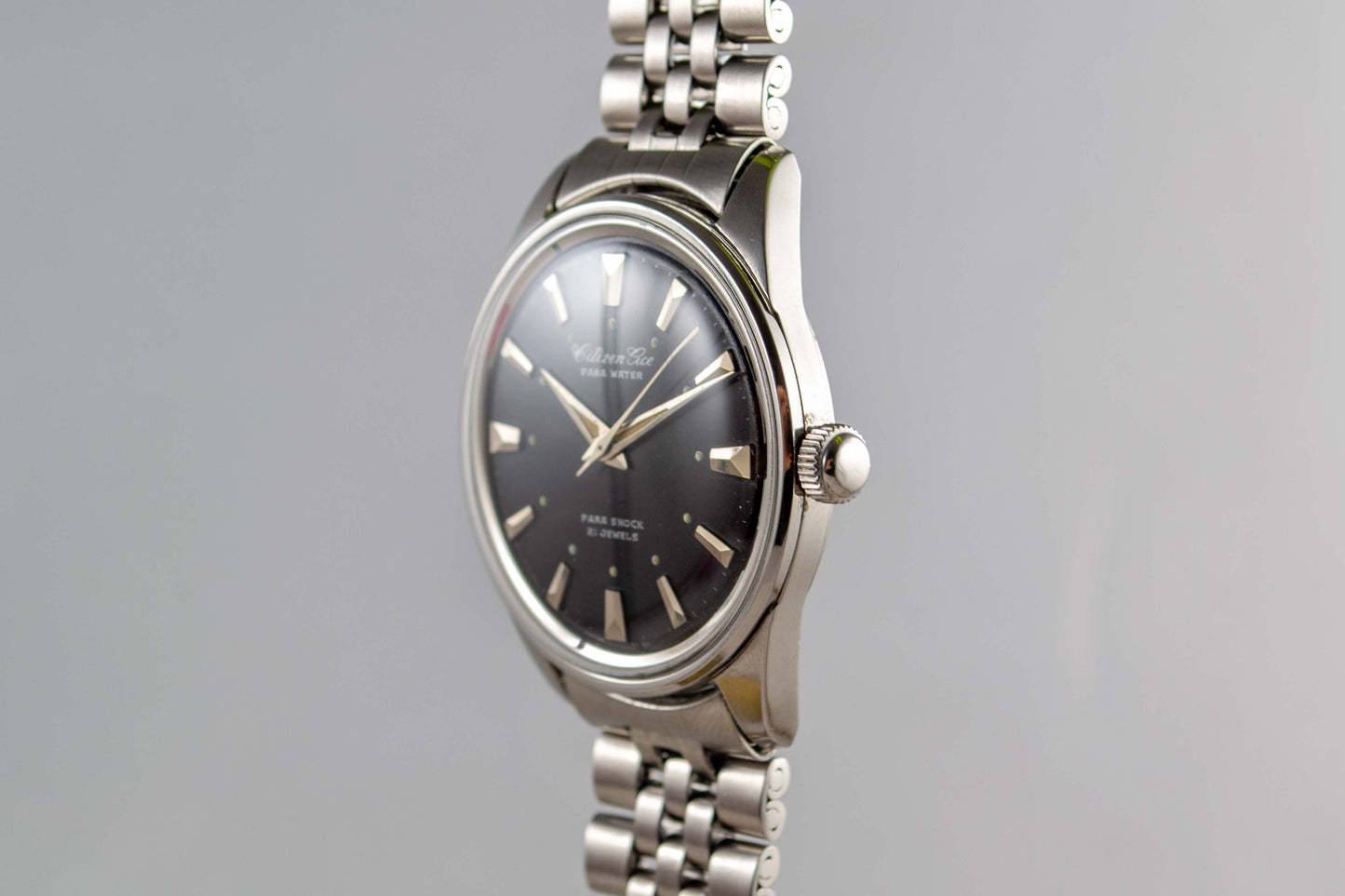 lumeville montre vintage Citizen Ace Parawater Black Dial