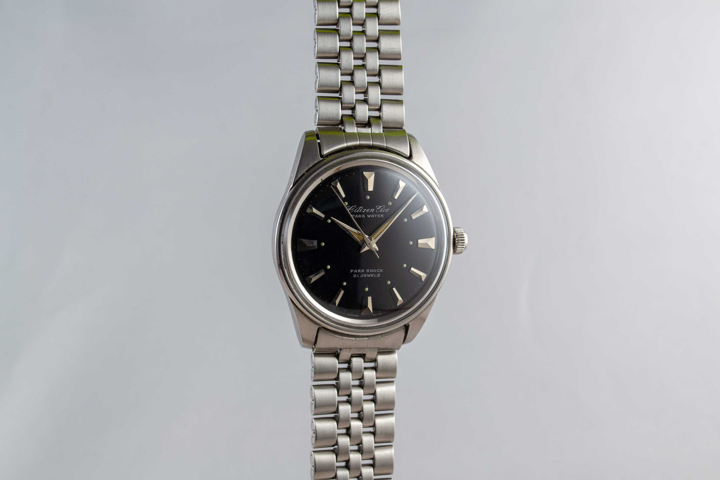 lumeville montre vintage Citizen Ace Parawater Black Dial