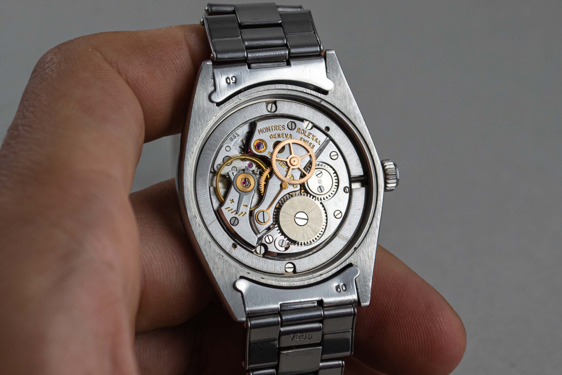 montre vintage Rolex OysterDate 6694 Precision lumeville