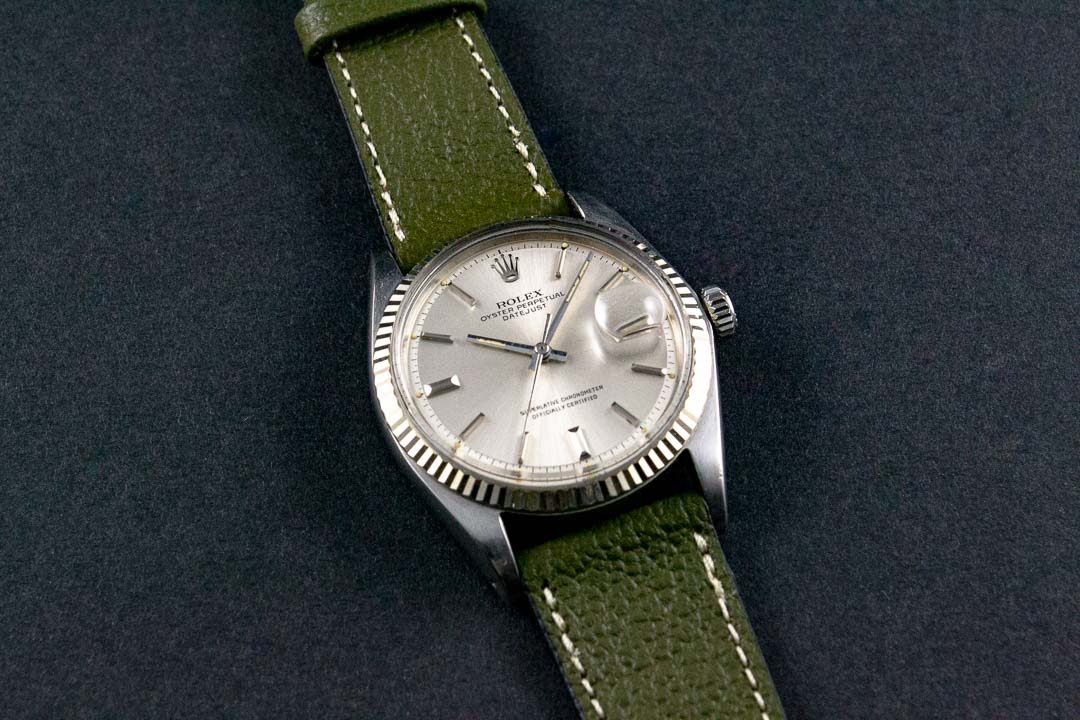 Bracelet LumeVille GOAT Olive Rolex Datejust 1601 montre vintage