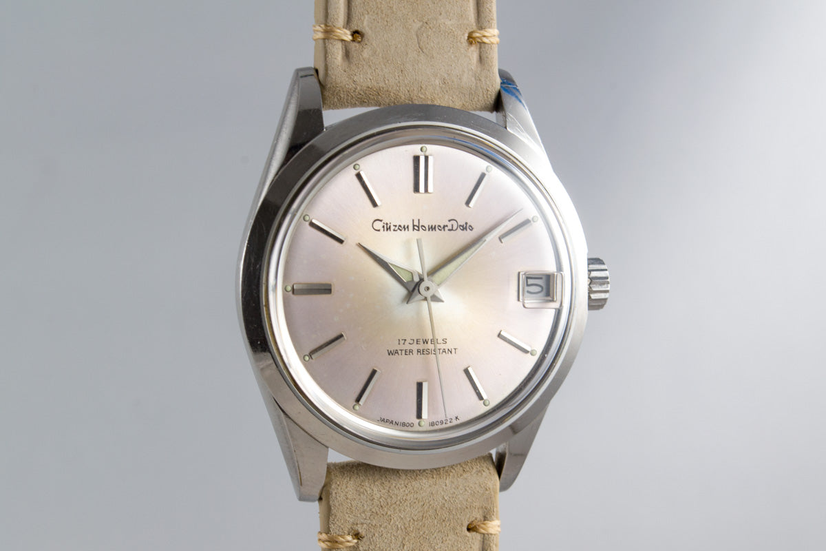 Citizen Homer Date 63-1019 lumeville montre vintage