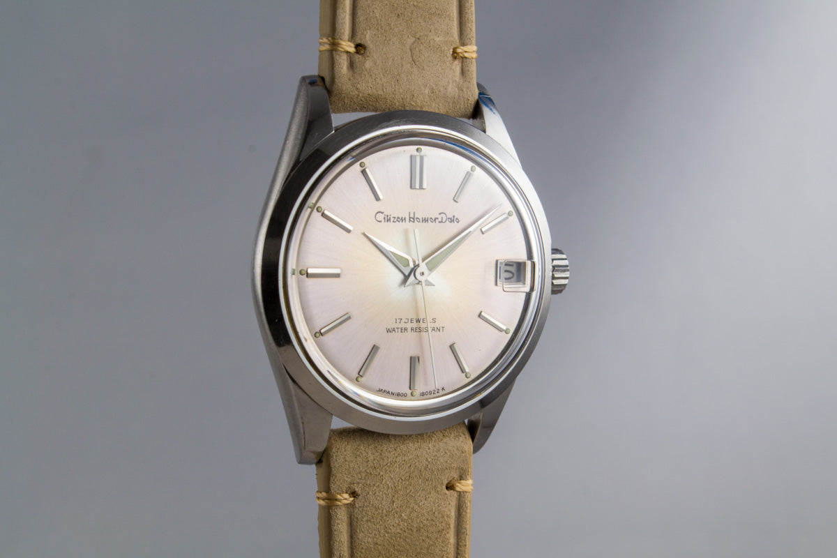 Citizen Homer Date 63-1019 lumeville montre vintage