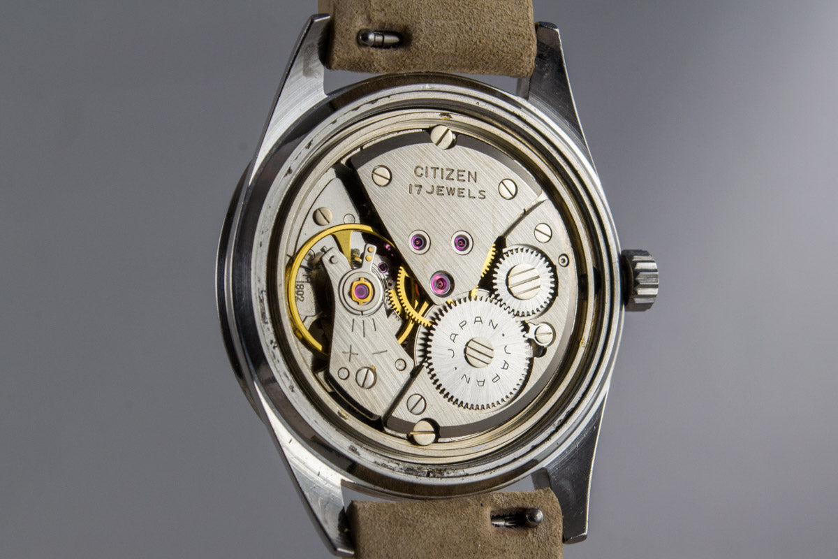 Citizen Homer Date 63-1019 lumeville montre vintage