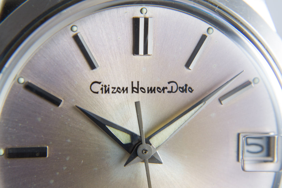Citizen Homer Date 63-1019 lumeville montre vintage