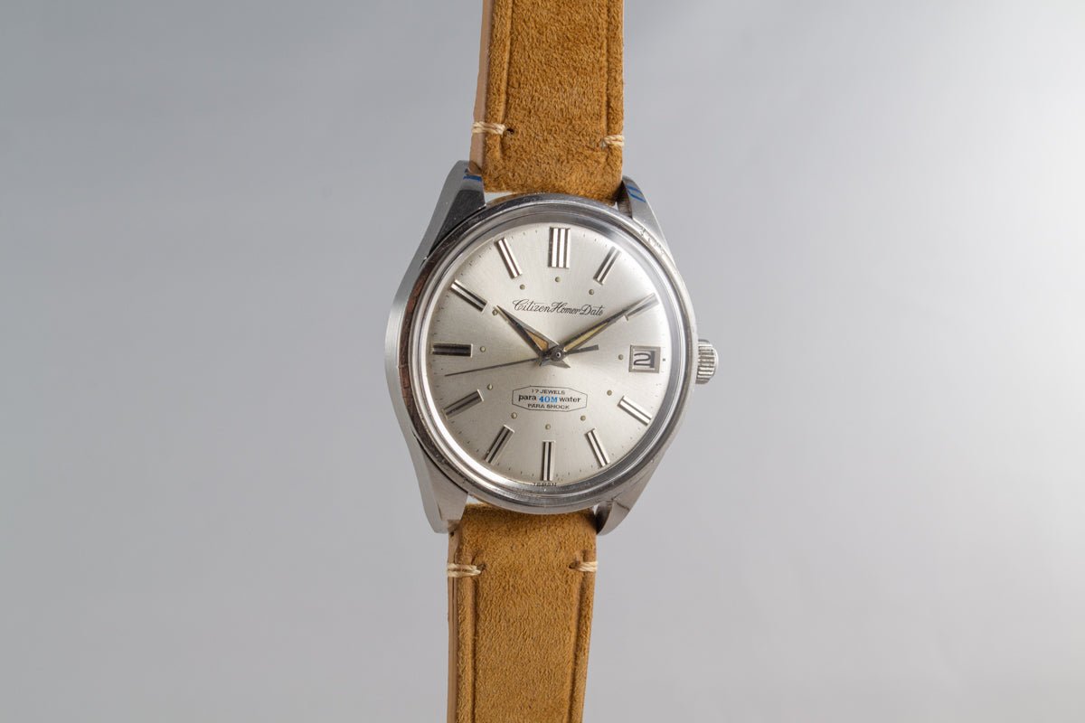 Citizen Homer Date Jumbo de 1964 1801 lumeville montre vintage