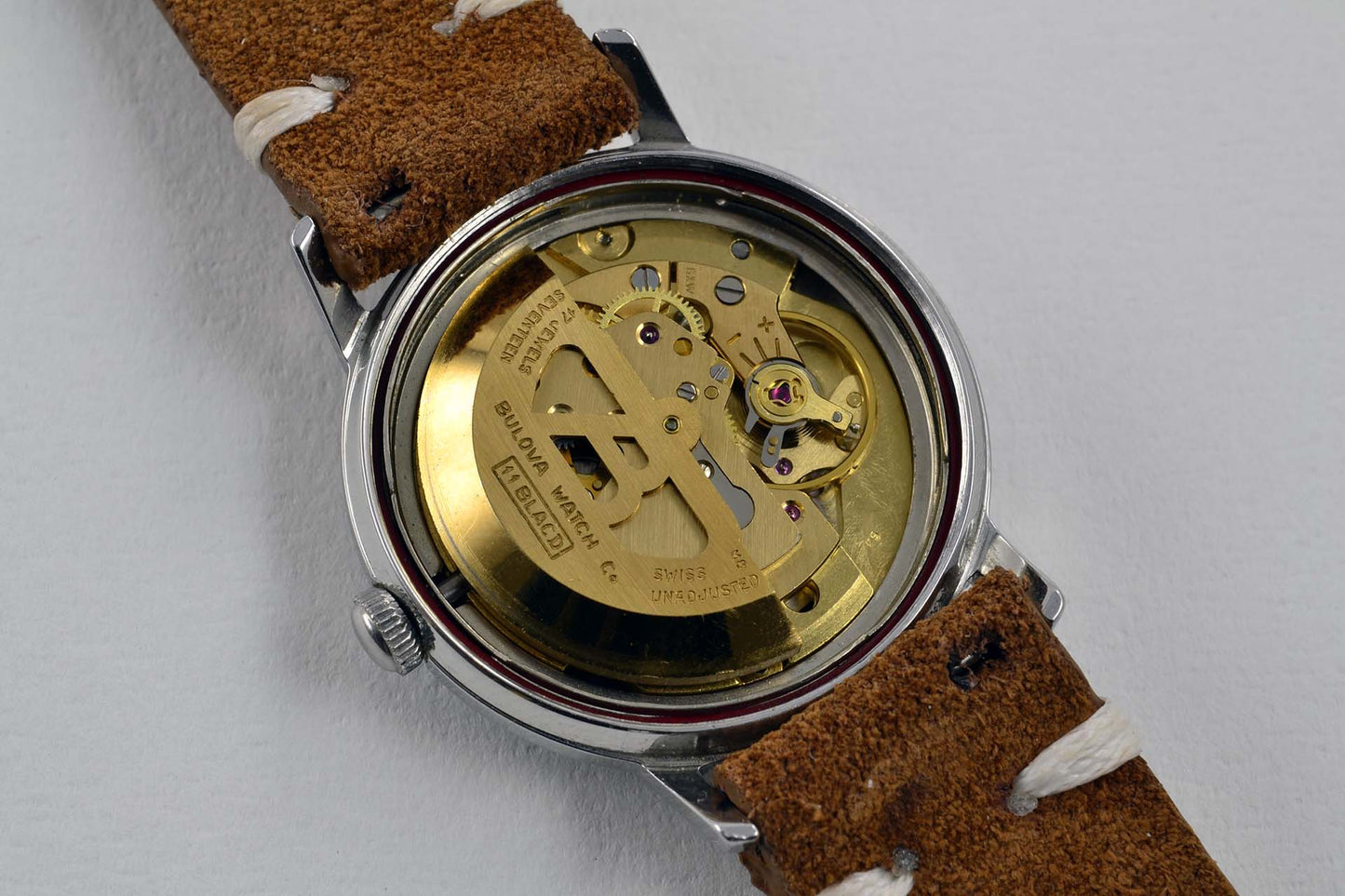 Bulova Black Matte Dial / Puffy Tritium hands - 1967 - LumeVille