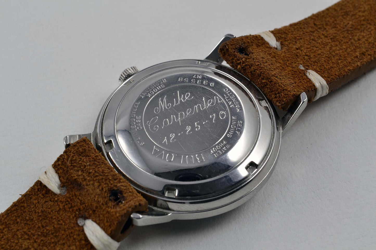 Bulova Black Matte Dial / Puffy Tritium hands - 1967 - LumeVille
