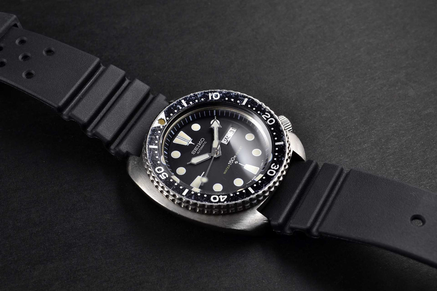 lumeville Seiko Turtle 6306-7001 JDM vintage diver