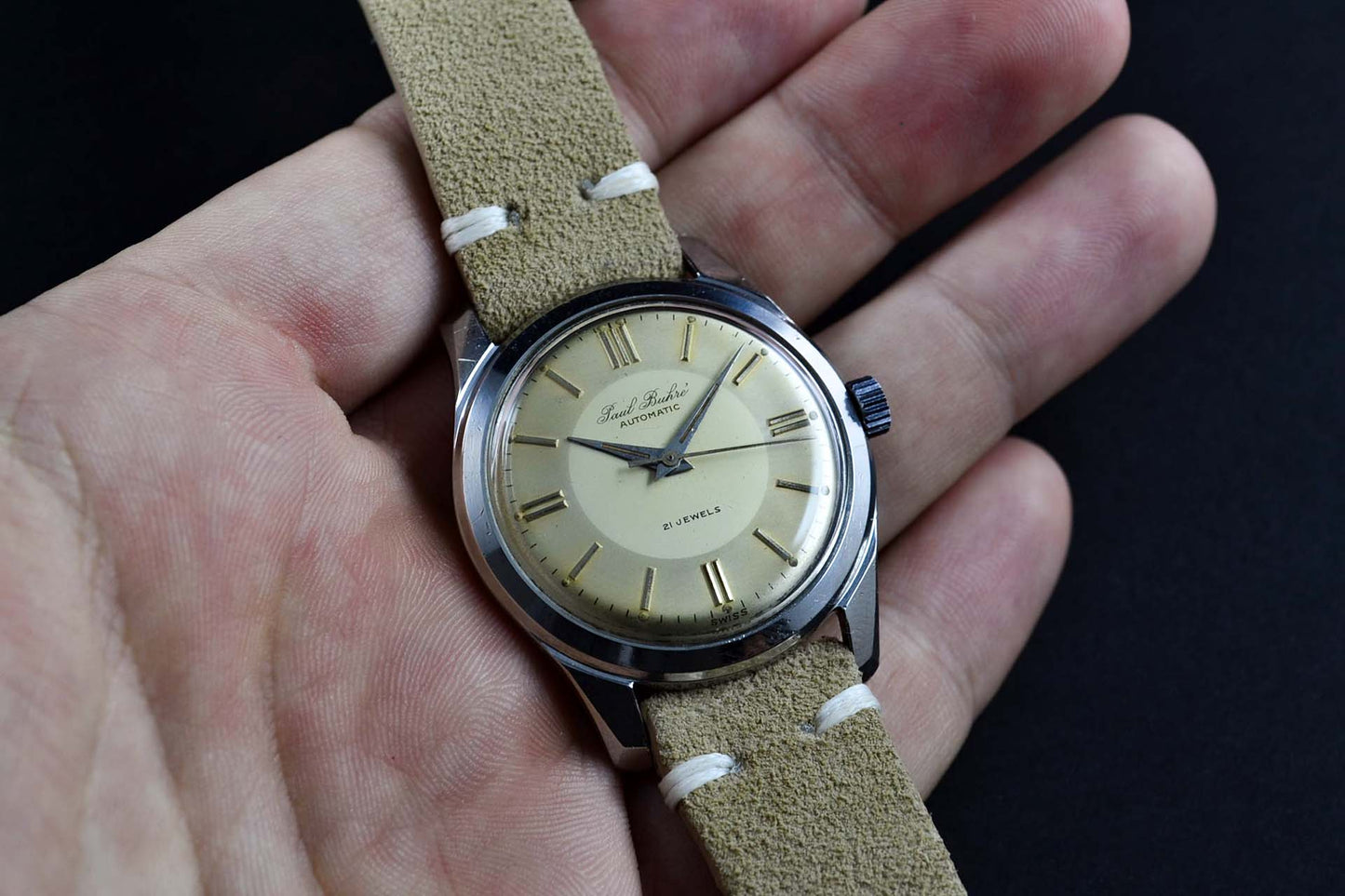 lumeville Paul Buhré Automatic Bidynator felsa 690 vintage