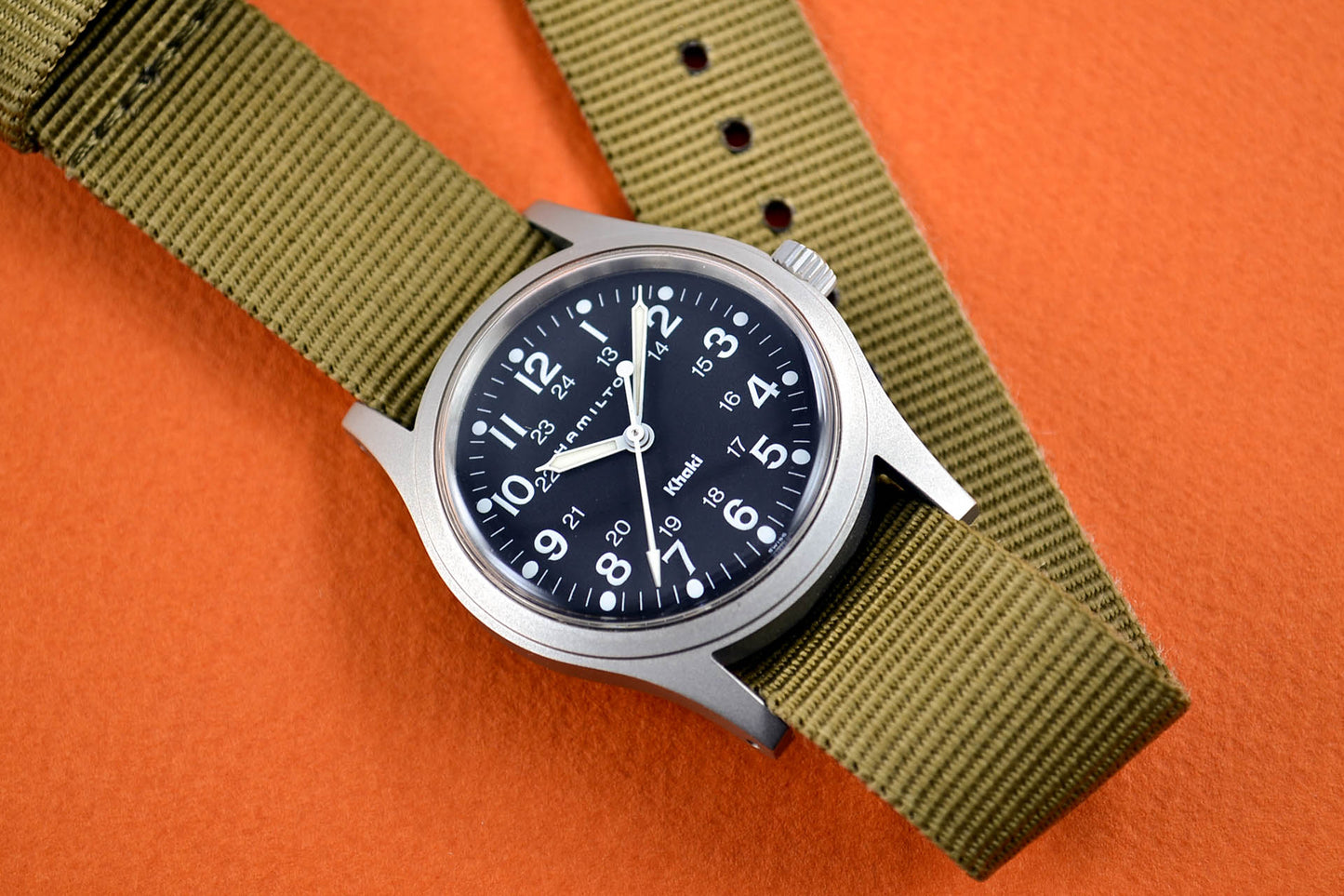 montre vintage militaire lumeville Hamilton Khaki Mécanique