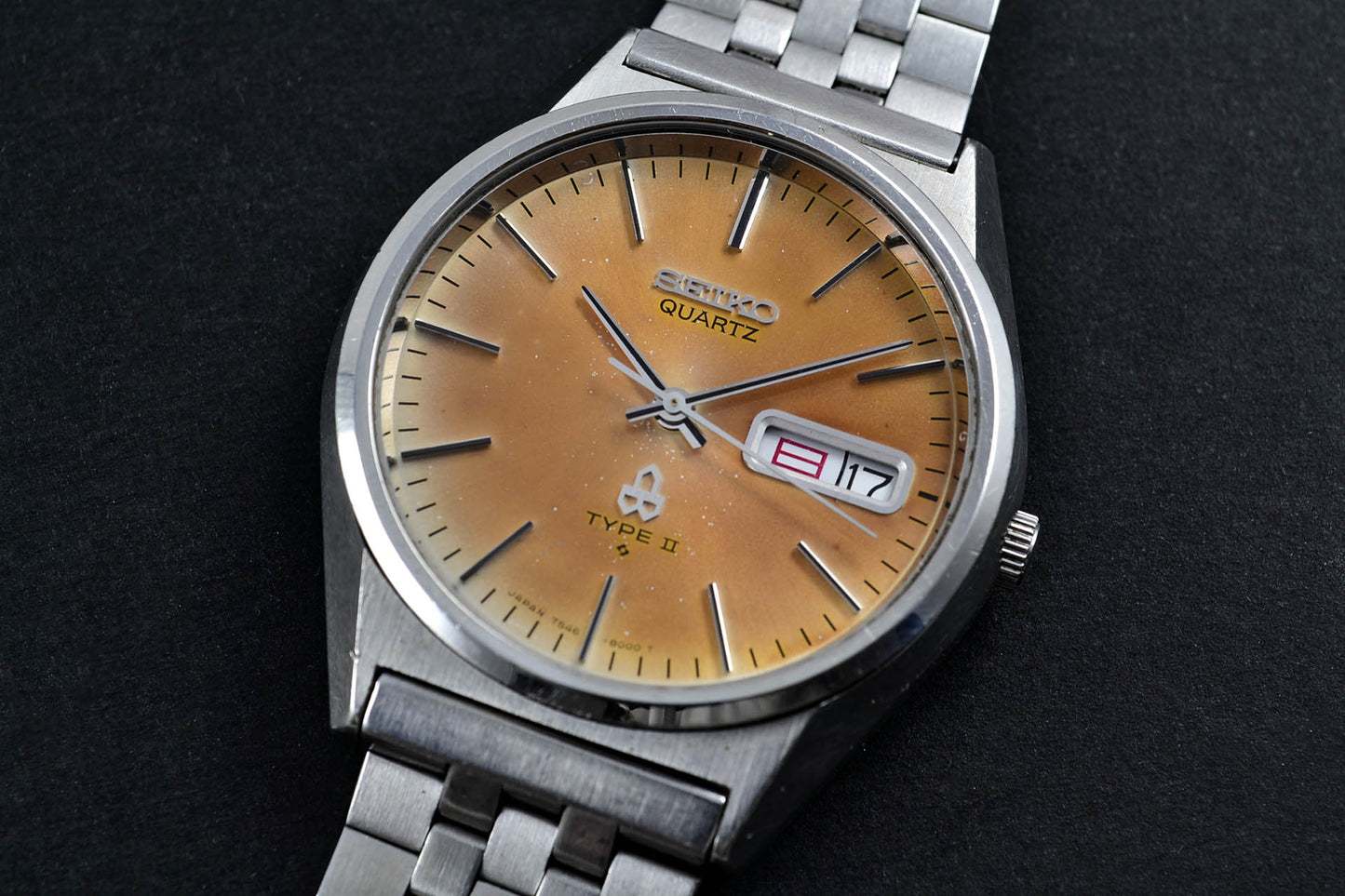 lumeville montre vintage Seiko Quartz JDM Type II 7546-8000