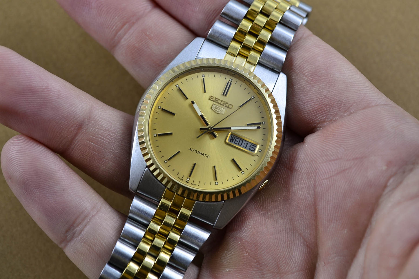 Seiko SCWJ92 7009-3110 datejust lumeville montre vintage