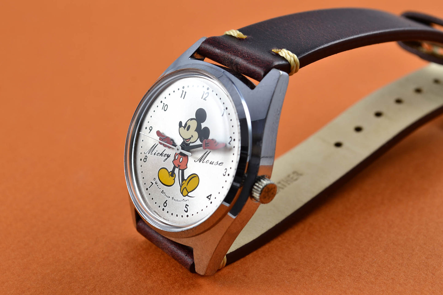 Seiko Mickey Mouse Walt Disney lumeville montre vintage
