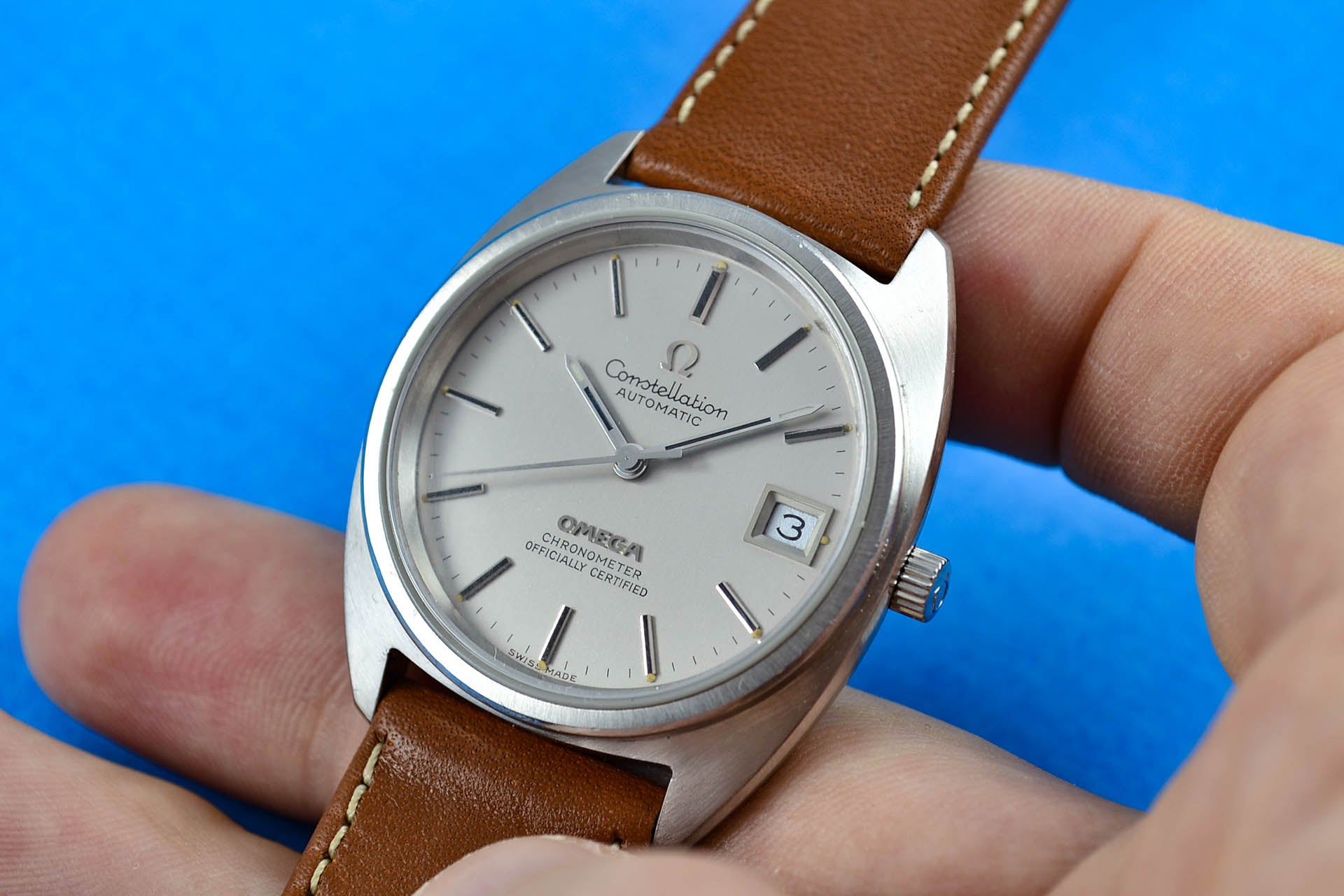 Omega Constellation C Shape 168.0056 lumeville montre vintage