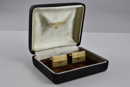 Longines - Boutons de manchette effet maille - LumeVille