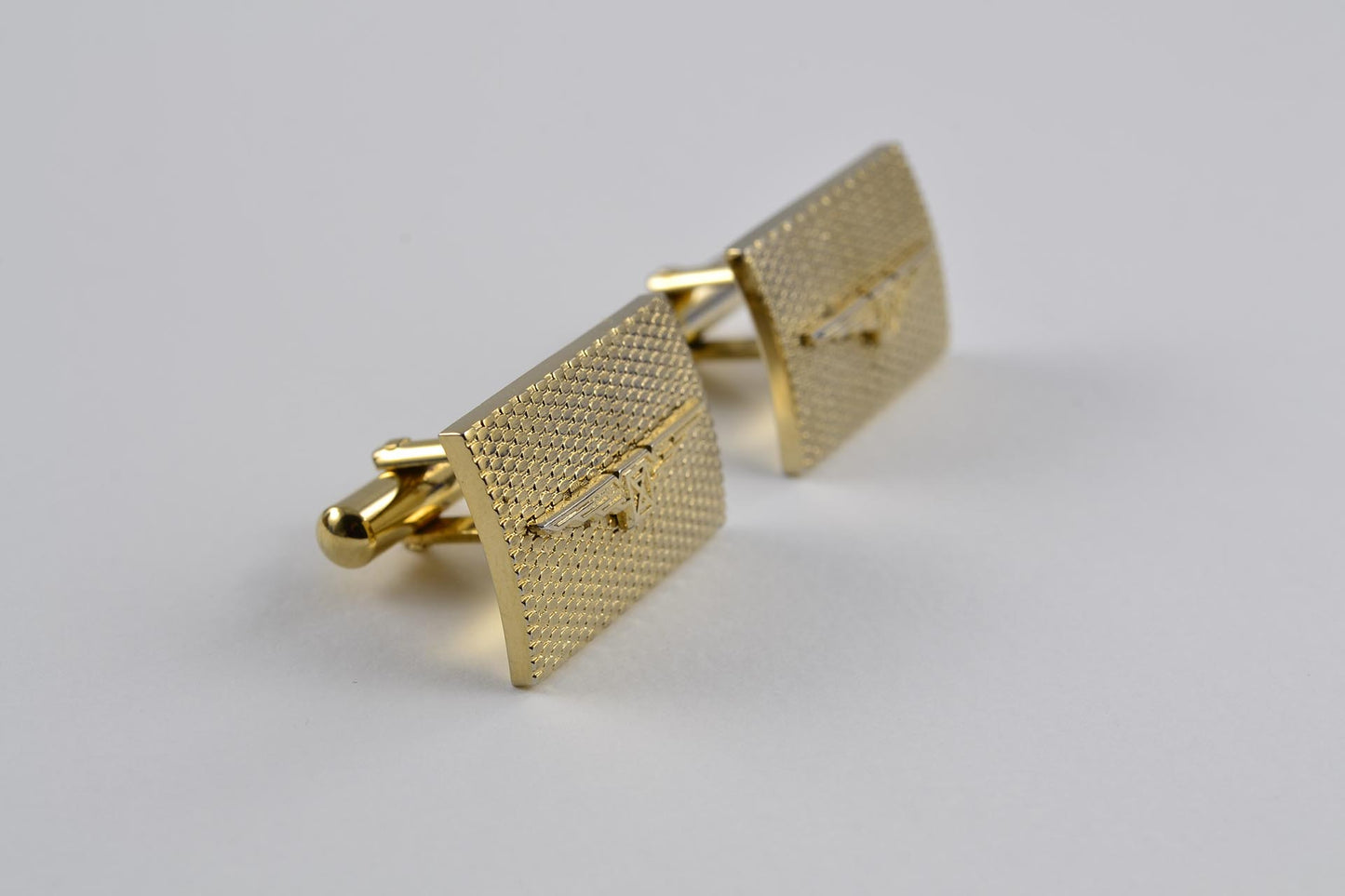 Longines - Boutons de manchette effet maille - LumeVille