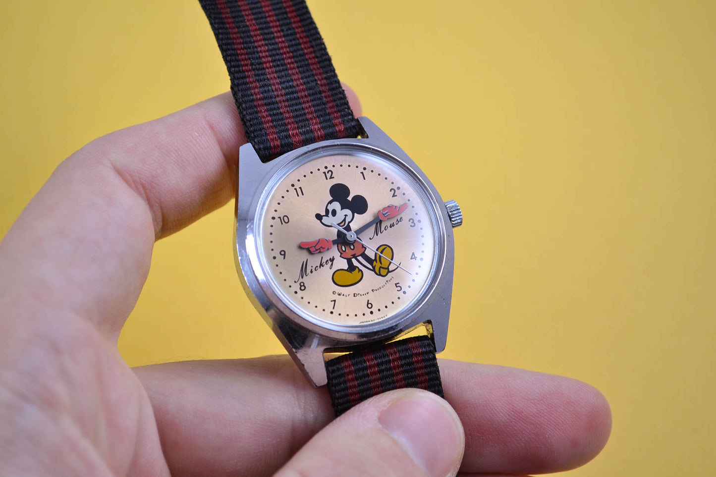 seiko mickey mouse disney 5000-7000 montre vintage mécanique lumeville