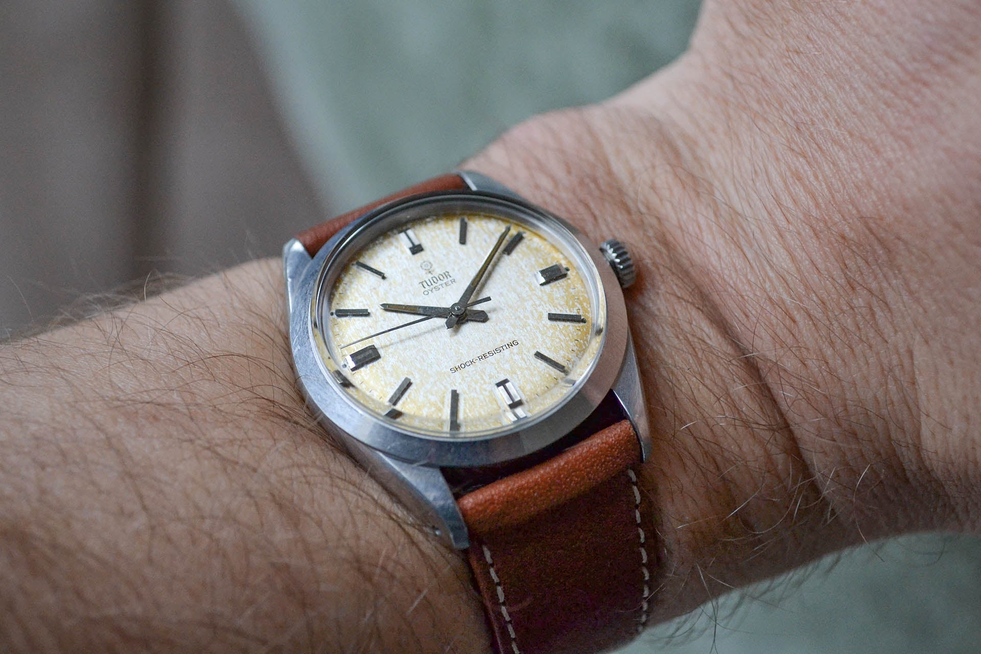 Tudor Oyster 7934 patina lumeville montre vintage rolex