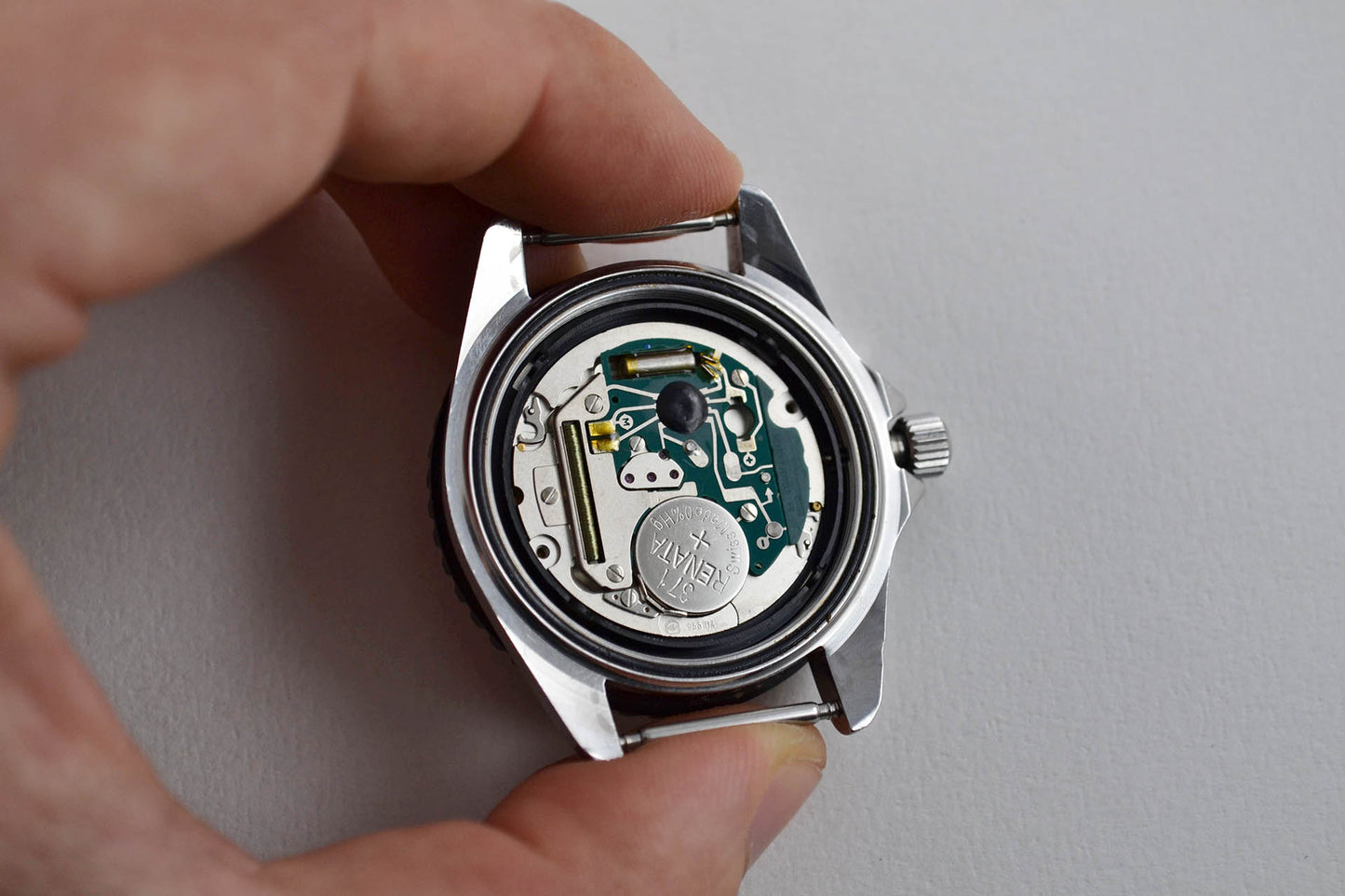 zodiac 113.15.20 Red Dot Diver Blue lumeville montre vintage