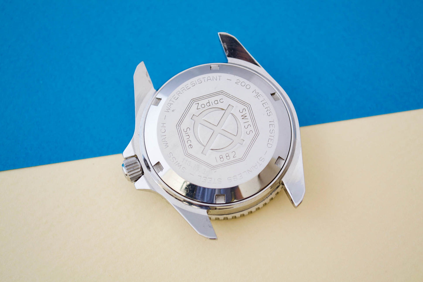 zodiac diver red dot 113.13.30 lumeville montre vintage
