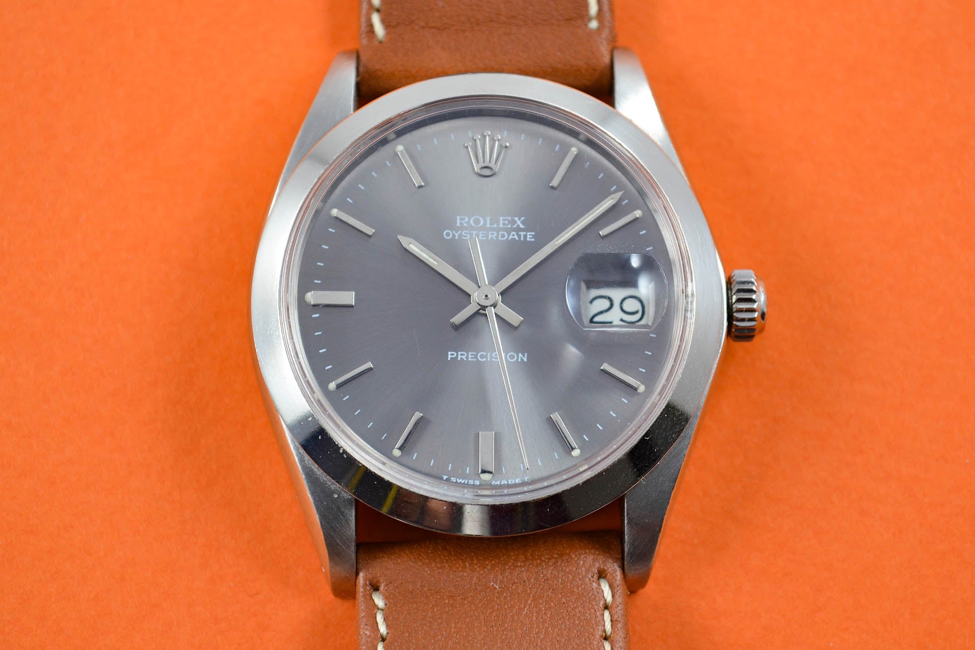 Rolex 6694 Oyster Precision Grise lumeville montre vintage