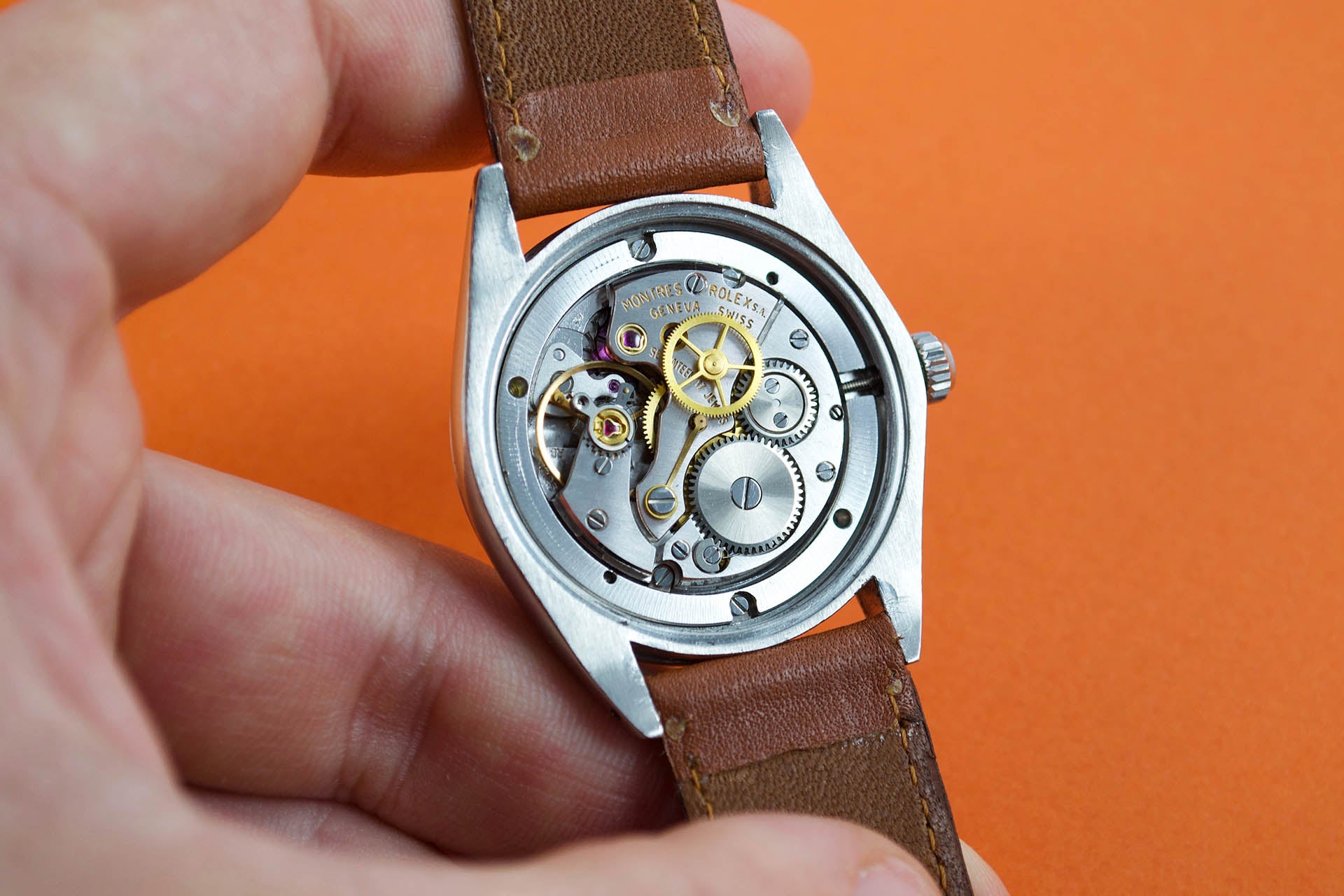 Rolex 6694 Oyster Precision Grise lumeville montre vintage