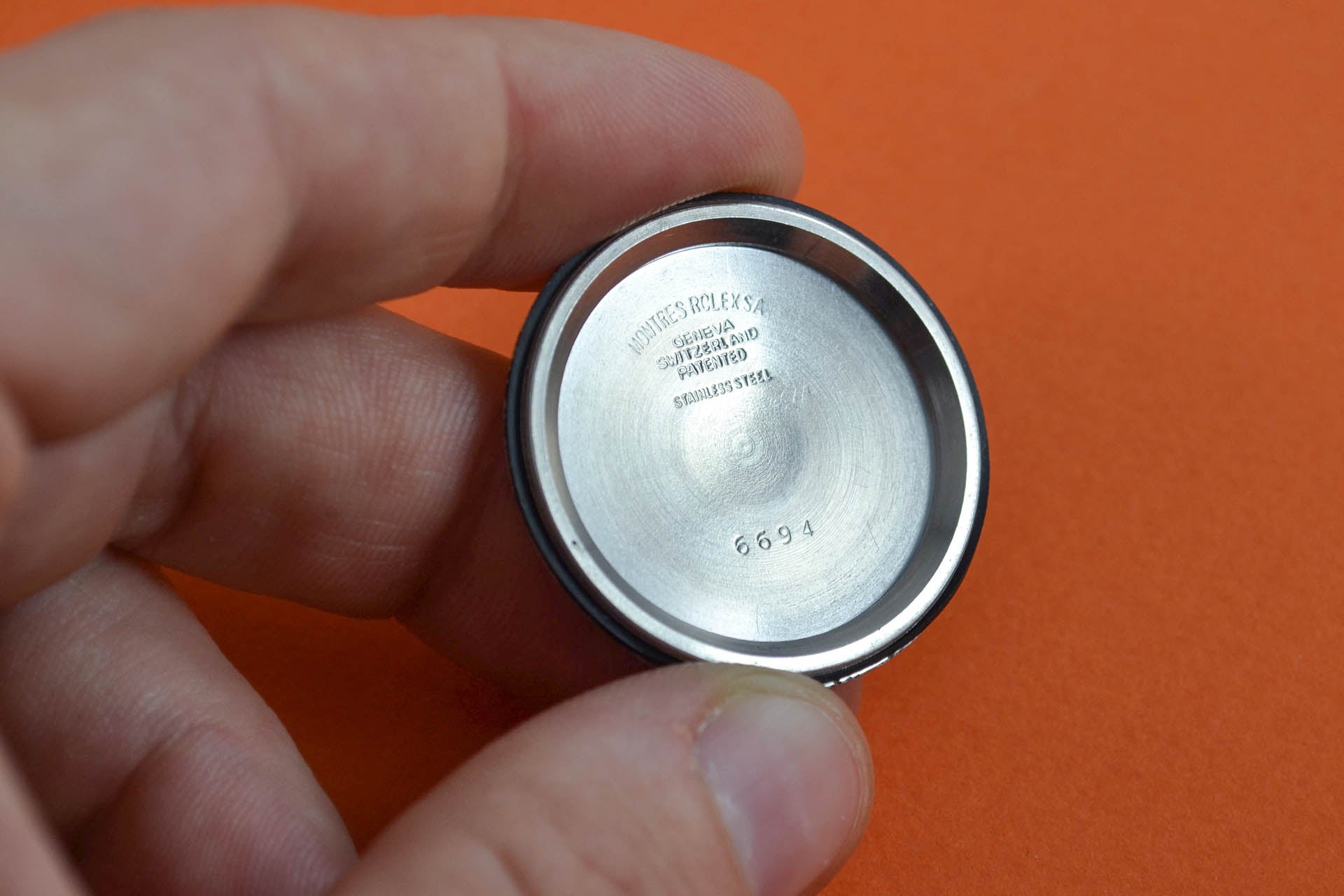 Rolex 6694 Oyster Precision Grise lumeville montre vintage