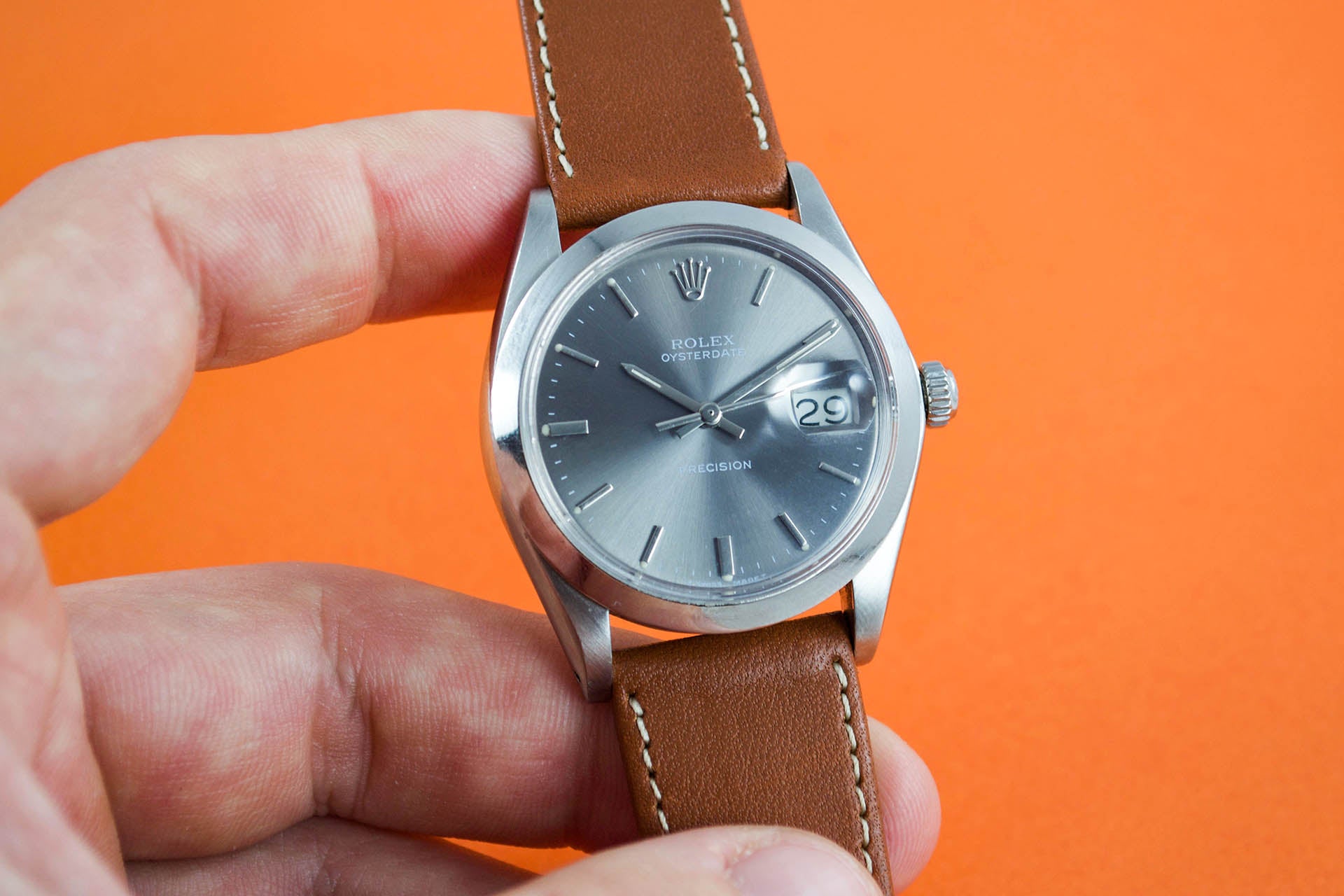 Rolex 6694 Oyster Precision Grise lumeville montre vintage