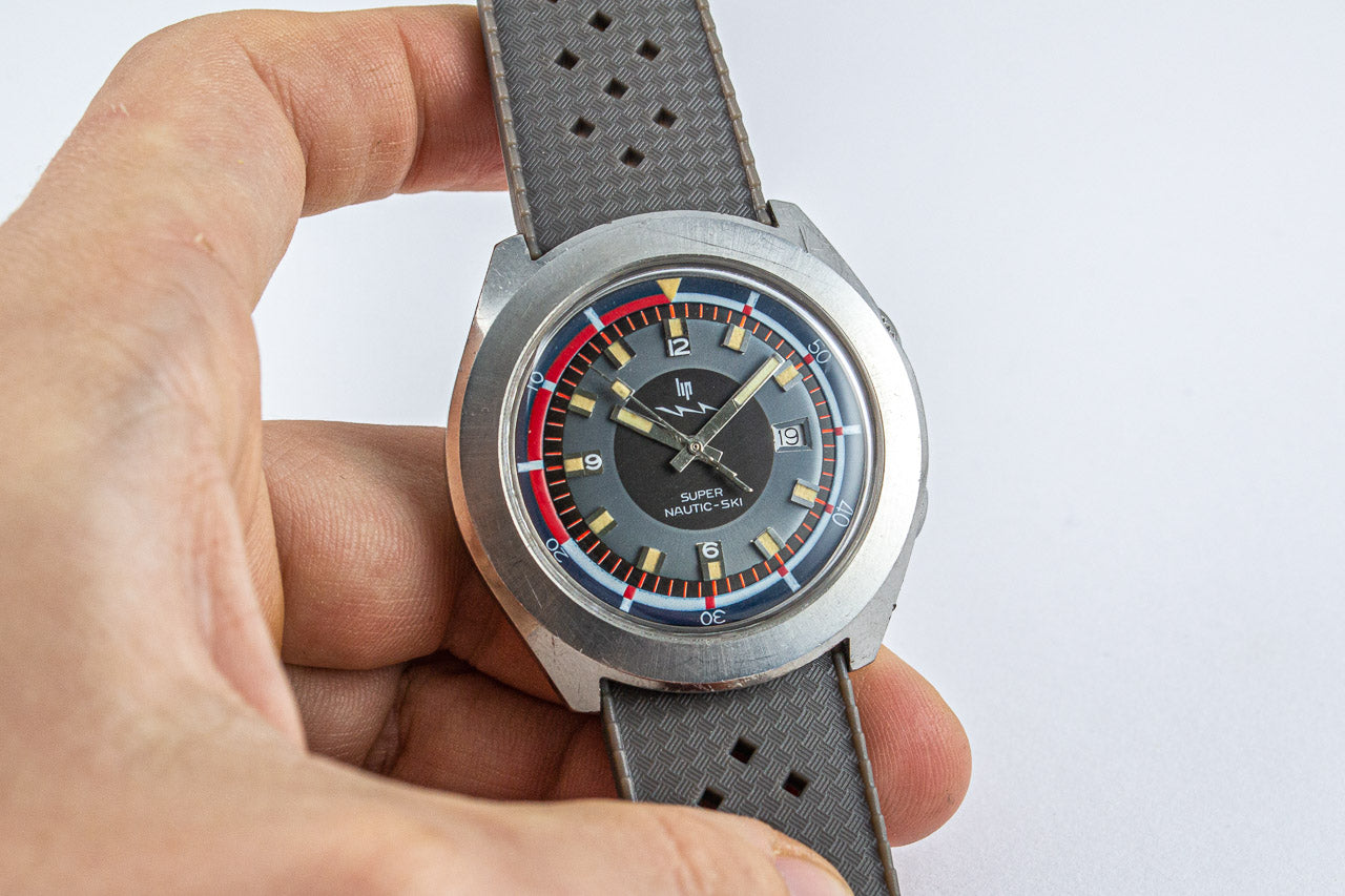 Lip Super Nautic Ski r184 lumeville montre vintage
