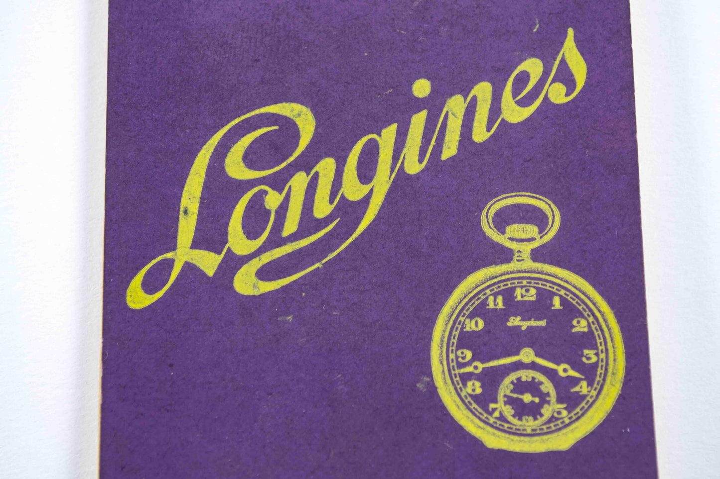 Longines Carnet bloc note 7 Grands Prix lumeville montre vintage