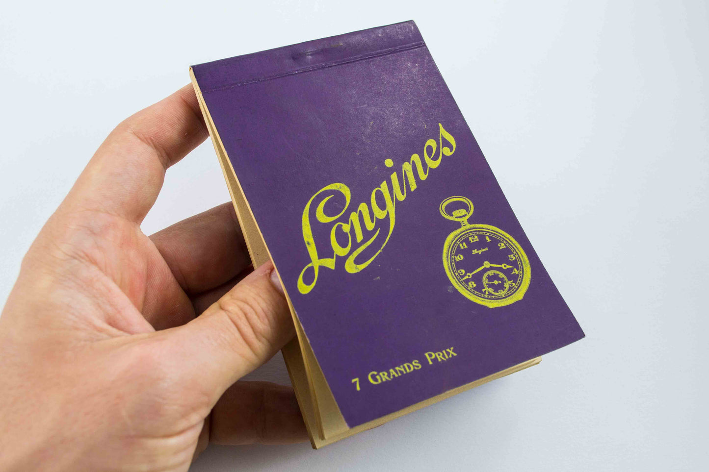 Longines  Carnet bloc note 7 Grands Prix lumeville montre vintage