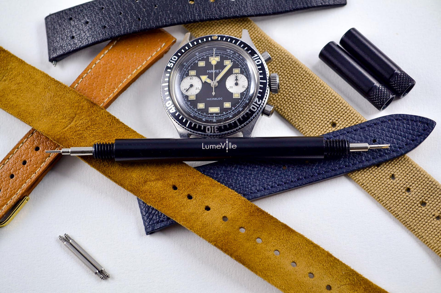 LumeVille outil bracelet montre vintage barettes bergeon 6767 rolex